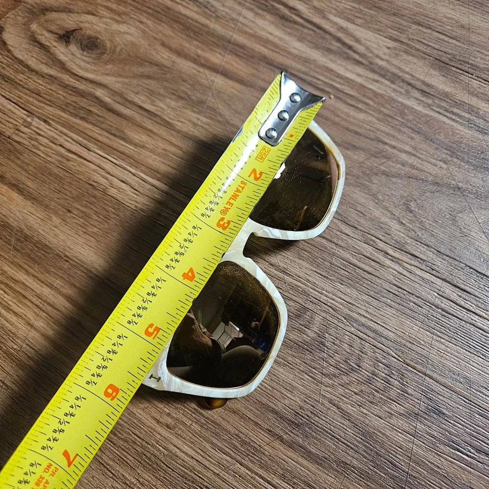 Illesteva Los Feliz C5 Sunglasses Cream Marble Tortoise Handmade Italy 55-19-145